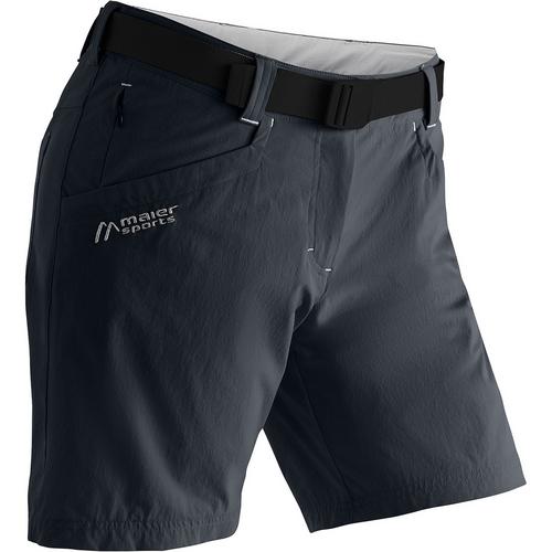 Rückansicht von Maier Sports Lulaka Shorts Funktionsshorts Damen Dunkelgrau0317