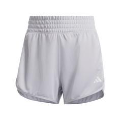 adidas Pacer Essentials Knit High-Rise Shorts Funktionsshorts Damen Glory Grey