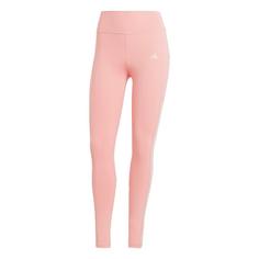 adidas Optime 3-Streifen Full-Length Leggings Tights Damen Semi Pink Spark