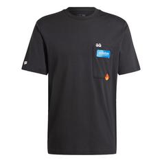 adidas Remoji Pocket Graphic T-Shirt T-Shirt Herren Black