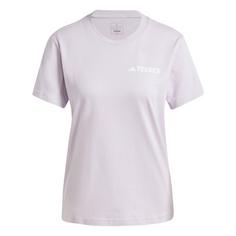 adidas Terrex Graphic T-Shirt Funktionsshirt Damen Silver Dawn