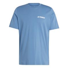adidas Terrex Graphic T-Shirt Funktionsshirt Herren Wonder Steel