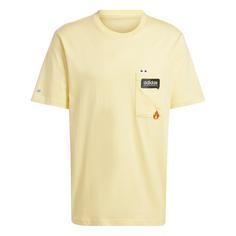 adidas Remoji Pocket Graphic T-Shirt T-Shirt Herren Almost Yellow