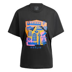 adidas Berlin Papercut T-Shirt (Genderneutral) T-Shirt Black