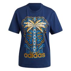 adidas adidas x FARM Rio Graphic T-Shirt T-Shirt Damen Night Indigo