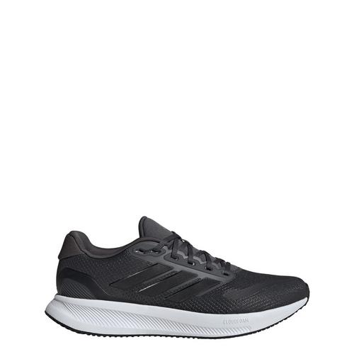 Rückansicht von adidas Runfalcon 5 Laufschuh Laufschuhe Herren Grey Six / Core Black / Cloud White