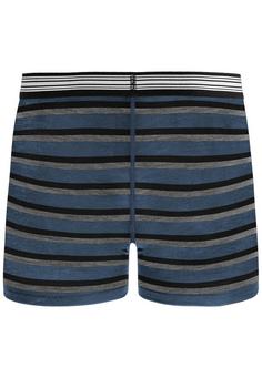 Rückansicht von normani Outdoor Sports Merino Adelaide Boxershorts Herren Navy/Schwarz/Grau