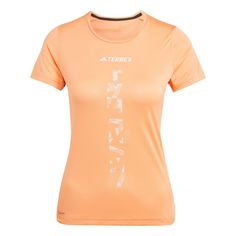 adidas TERREX Agravic Trail Running T-Shirt Funktionsshirt Damen Amber Tint