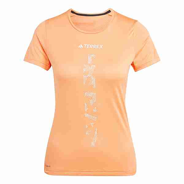adidas TERREX Agravic Trail Running T-Shirt Funktionsshirt Damen Amber Tint