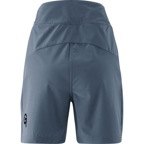 Rückansicht von Gonso Igna 2.0 Fahrradshorts Damen Rauchblau3494