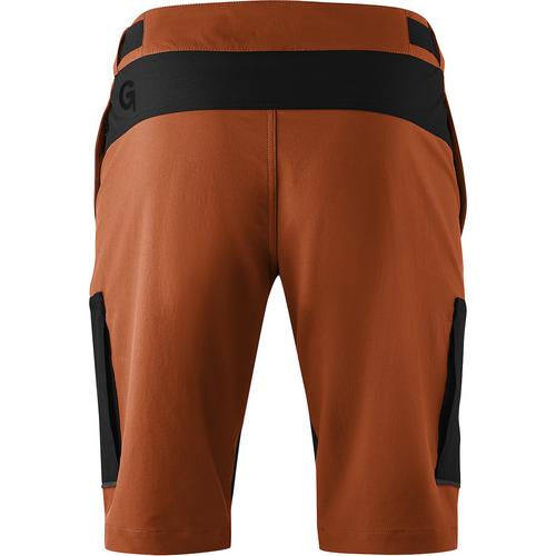 Rückansicht von Gonso Garzone Fahrradshorts Herren Orange501