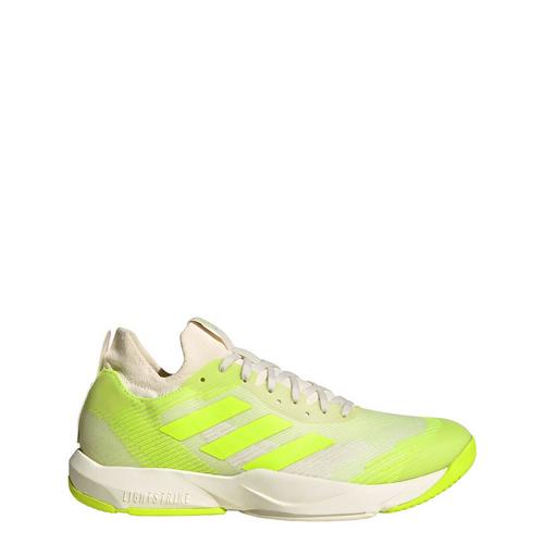 Rückansicht von adidas Rapidmove ADV Training Schuh Fitnessschuhe Chalk White / Lucid Lemon / Lucid Lemon