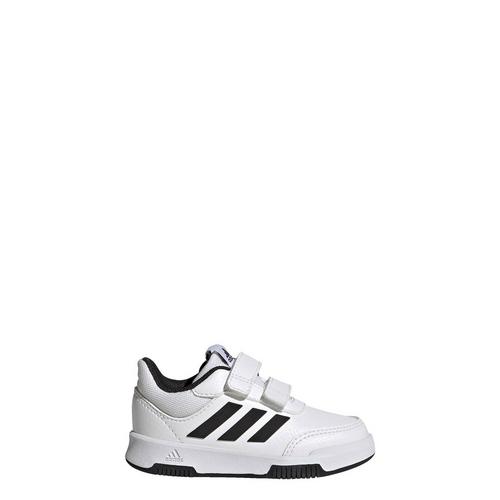 Rückansicht von adidas Tensaur Hook and Loop Schuh Sneaker Kinder Cloud White / Core Black / Core Black