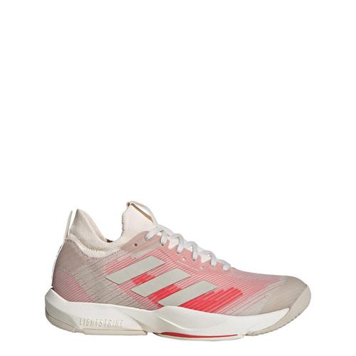 Rückansicht von adidas Rapidmove ADV Training Schuh Fitnessschuhe Damen Chalk White / Alumina / Bright Red