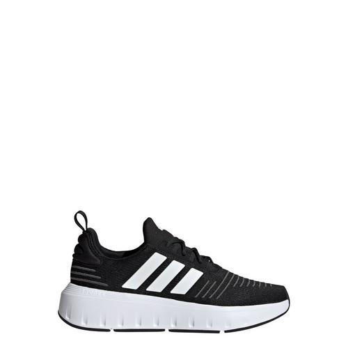 Rückansicht von adidas Swift Run Kids Schuh Sneaker Kinder Core Black / Cloud White / Grey Five