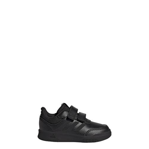 Rückansicht von adidas Tensaur Hook and Loop Schuh Sneaker Kinder Core Black / Core Black / Grey Six