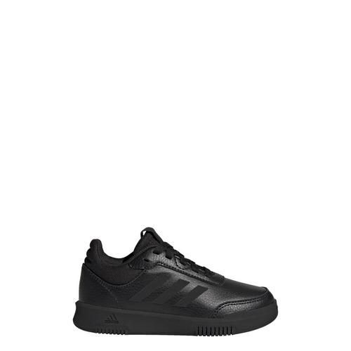 Rückansicht von adidas Tensaur Sport Training Lace Schuh Sneaker Kinder Core Black / Core Black / Grey Six