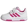 adidas Tensaur Hook and Loop Schuh Sneaker Kinder - Cloud White / Team Real Magenta / Core Black