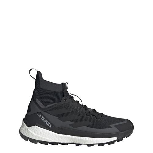 Rückansicht von adidas TERREX Free Hiker 2.0 Wanderschuh Wanderschuhe Damen Core Black / Grey Six / Carbon