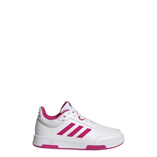 Rückansicht von adidas Tensaur Sport Training Lace Schuh Sneaker Kinder Cloud White / Team Real Magenta / Core Black