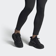 Rückansicht von adidas Alphabounce+ Bounce Schuh Sneaker Core Black / Carbon / Carbon