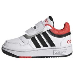 adidas Hoops Schuh Sneaker Kinder Cloud White / Core Black / Bright Red