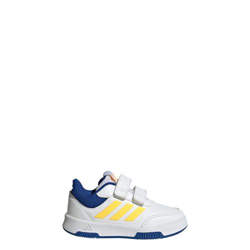 Rückansicht von adidas Tensaur Hook and Loop Schuh Sneaker Kinder Cloud White / Spark / Royal Blue