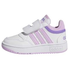 adidas Hoops Schuh Sneaker Kinder Cloud White / Bliss Lilac / Violet Fusion