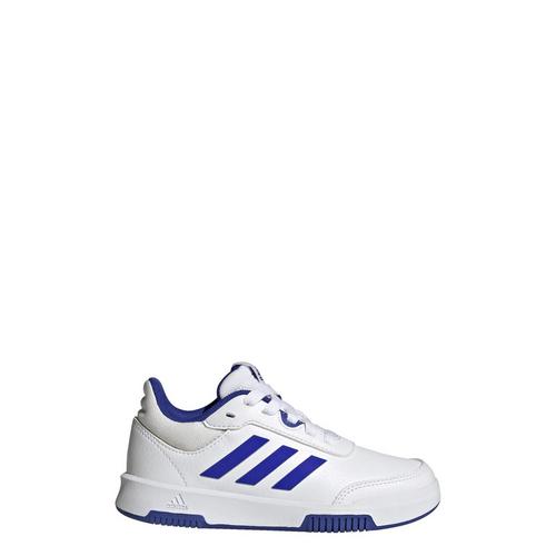 Rückansicht von adidas Tensaur Sport Training Lace Schuh Sneaker Kinder Cloud White / Lucid Blue / Core Black