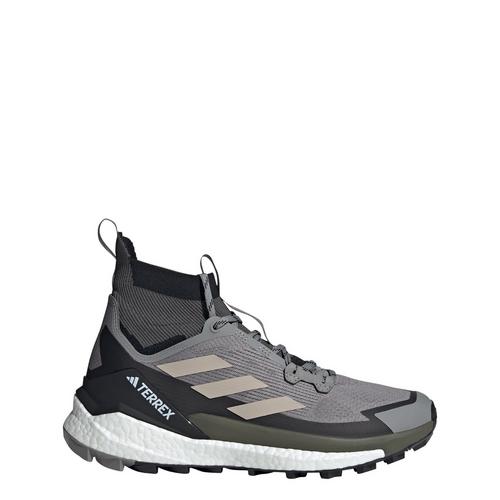 Rückansicht von adidas TERREX Free Hiker 2.0 Wanderschuh Wanderschuhe Damen Charcoal Solid Grey / Core Black / Olive Strata