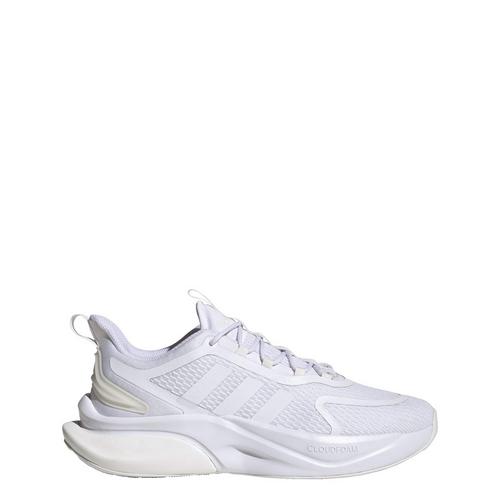 Rückansicht von adidas Alphabounce+ Bounce Schuh Sneaker Cloud White / Cloud White / Core White