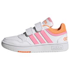 adidas Hoops Schuh Sneaker Kinder Cloud White / Beam Pink / Screaming Orange