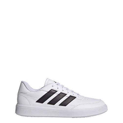 Rückansicht von adidas Courtblock Schuh Sneaker Cloud White / Core Black / Cloud White