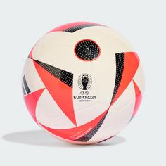 Rückansicht von adidas Fußballliebe Club Ball Fußball White / Solar Red / Black