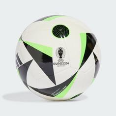 Rückansicht von adidas Fußballliebe Club Ball Fußball White / Black / Solar Green