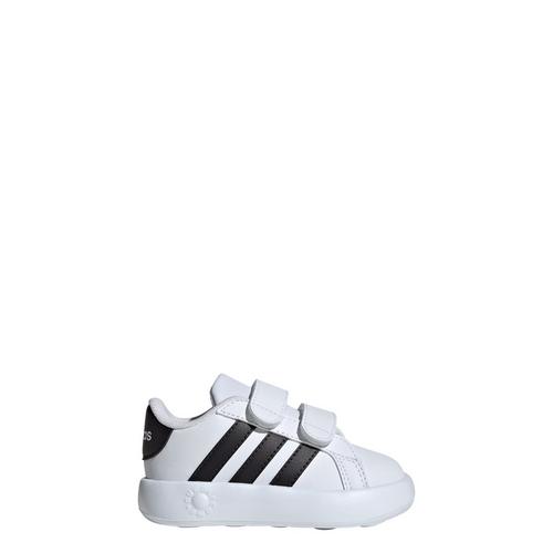 Rückansicht von adidas Grand Court 2.0 Kids Schuh Sneaker Kinder Cloud White / Core Black / Cloud White