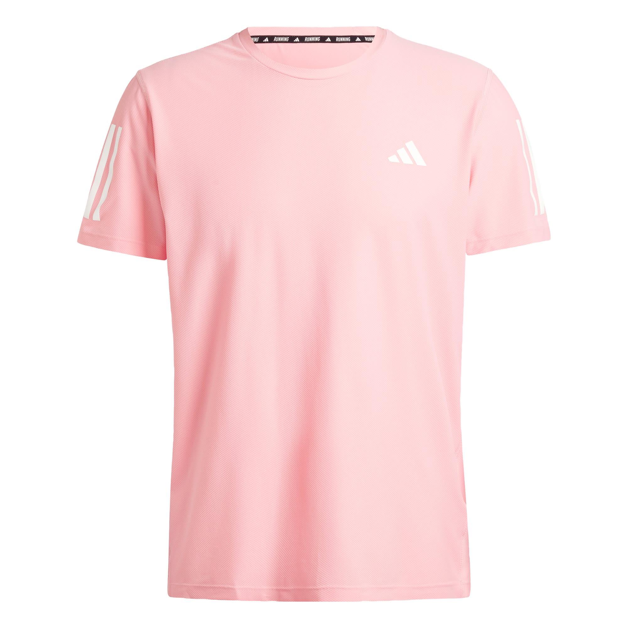 Adidas Own the Run T Shirt T Shirt Herren Semi Pink Spark im Online Shop von SportScheck kaufen