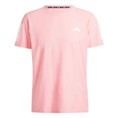 adidas Own the Run T-Shirt T-Shirt Herren Semi Pink Spark