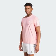 Rückansicht von adidas Own the Run T-Shirt T-Shirt Herren Semi Pink Spark
