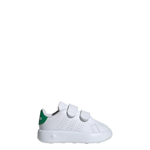 Rückansicht von adidas Advantage Kids Schuh Sneaker Kinder Cloud White / Cloud White / Green