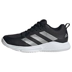 adidas Court Team Bounce 2.0 Schuh Sneaker Herren Core Black / Silver Metallic / Cloud White
