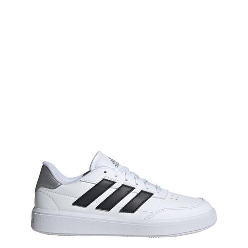 Rückansicht von adidas Courtblock Schuh Sneaker Cloud White / Core Black / Silver Metallic