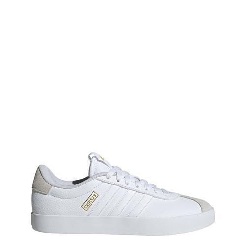 Rückansicht von adidas VL Court 3.0 Schuh Sneaker Damen Cloud White / Cloud White / Grey One