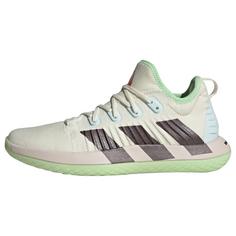 adidas Stabil Next Gen Handballschuh Hallenschuhe Damen Off White / Aurora Met. / Semi Green Spark
