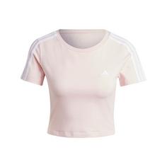 adidas Essentials 3-Streifen T-Shirt T-Shirt Damen Sandy Pink