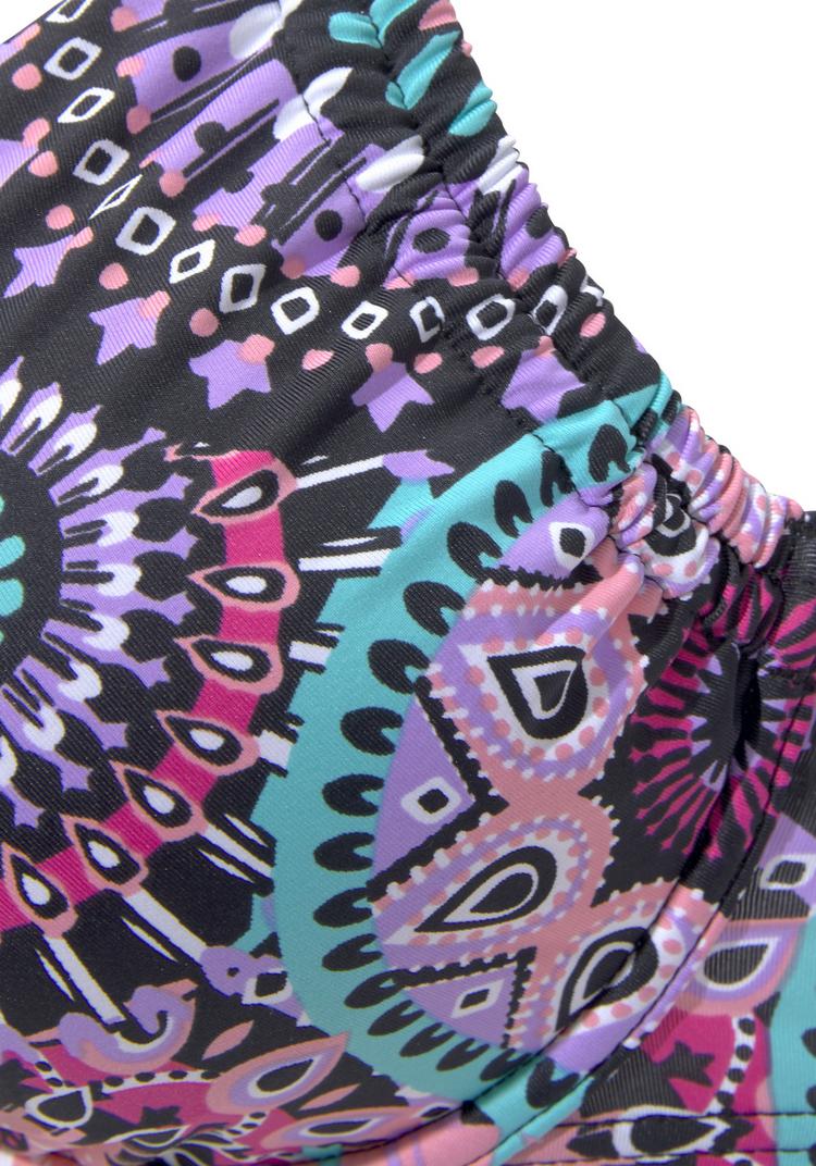 Lascana Lascana B&uuml;gel-Bikini Bikini Set Damen - lila bedruckt - 0 | SportScheck