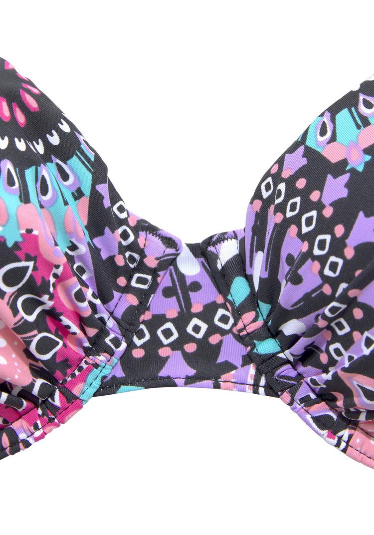 Lascana Lascana B&uuml;gel-Bikini Bikini Set Damen - lila bedruckt - 1 | SportScheck