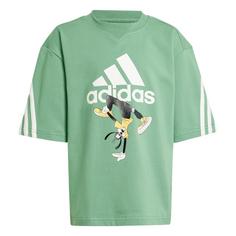 adidas adidas Disney Micky Maus T-Shirt T-Shirt Kinder Preloved Green / Off White