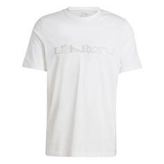 adidas Tennis London Graphic T-Shirt T-Shirt Herren White