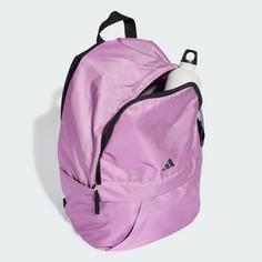 Rückansicht von adidas Rucksack adidas Glow Rucksack Daypack Damen Preloved Purple / Clear Pink / Black